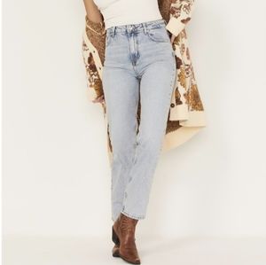 We The Free Pacifica High Rise Straight Leg Jeans Size 28